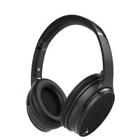 Active Noise Canceling Bluetooth Headphones HiFi Stereo Wireless Over-Ear Earphones with Mic and Volume Control for All 3.5mm Jack & Bluetooth Devices