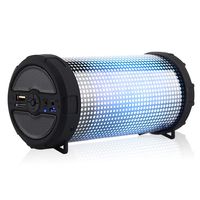 LED Bluetooth Speakers with Color Lights, Portable Wireless Bluetooth Speaker for Computer iPhone Desktop Android Phone and More Eveyazi