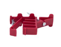 Gardner Bender MCS-100W Multi-Cable Staple, Secures: (NM) Non-Metalic, Coaxial & Data / CAT 5, 100 Pk., Red