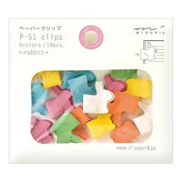 Midori Paper Clips, Animal RABIT, 18 Pieces (43299006)