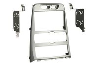 Metra 95-7336S Double DIN Installation Dash Kit for 2010 Hyundai Genesis Goupe (Silver)