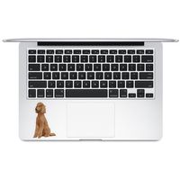 FINCIBO 2.5 x 2.5 inch Standard Poodle Removable Vinyl Decal Stickers for iPad MacBook Laptop (Or Any Flat Surface) - MacBook Trackpad Keyboard