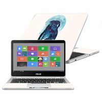 MightySkins Skin Compatible with Asus Chromebook Flip C302CA 12.5" (2016) - Midnight Owl | Protective, Durable, and Unique Vinyl Decal wrap Cover | Easy to Apply, Remove | Made in The USA