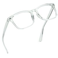 LifeArt Customize Prescription Glasses/Sunglasses for Myopia/Near Sight,Stylish for Women/Men, LA_Uptown_Clear