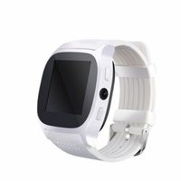 Harpi 2018 New T8 BT3.0 Smart Watch, Support SIM and TFcard Camera Fit Android iOS (White)