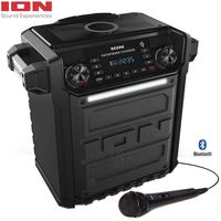 Ion Audio Pathfinder Charger, Bluetooth Portable Speaker with Wireless Qi Charging- (Renewed)