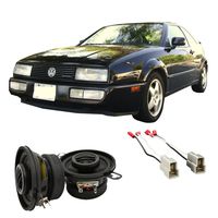 Compatible with Volkswagen Corrado 1990-1993 Front Dash Factory Replacement Harmony HA-R35 Speakers