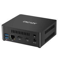 Upgrade [8GB/128GB] Plug-and-Play Built-in Fan Mini PC Desktop,Windows 10 64-bit Intel J4205 (up to 2.6 GHz) HD Graphics, IEEE/4K/1000M LAN/2.4GHz+5.8GHz WiFi/b/g/n 4.0 [Dual Output - 2HDMI]
