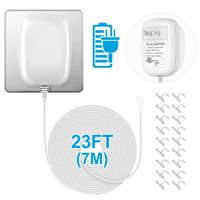24V Power Adapter, UL Certificated Doorbell Transformer for Ring Doorbell, C - Wire Thermostat Adapter Compatible with Nest, Ecobee, Honeywell and Sensi Smart Thermostat - White