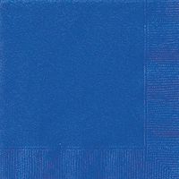 Royal Blue Paper Napkins, 50ct