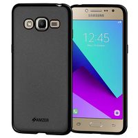 AMZER Pudding TPU Slim Soft Gel Skin Case Thin Protective Cover Skin for Samsung Galaxy Grand Prime Plus G532F, Samsung Galaxy J2 Prime G532G - Black