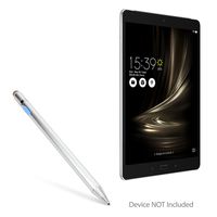 ASUS ZenPad 3S 10 Stylus Pen, BoxWave [AccuPoint Active Stylus] Electronic Stylus with Ultra Fine Tip for ASUS ZenPad 3S 10 - Metallic Silver