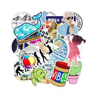 Stickers for Water Bottles,Cute Waterproof Trendy Laptop Water Bottle Sticker Packs for Teens, Kids, Girls, Boys,Vinyl Decals for Hydro Flasks,Laptop,Guitar,Luggage,Bikes (53P)