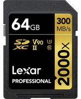 Lexar Professional 2000x 64GB SDXC UHS-II Card