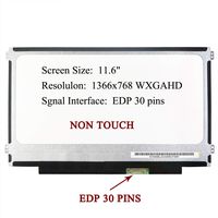 New Replacement Screen for Samsung Chromebook 3 XE500C13/Lenovo Chromebook N21 N22 N23 11E Ideapad 100S 100e Series,11.6" Non Touch WXGA HD LED LCD 1366x768 Matte 30 PINS Side Brackets