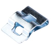 Panduit MCMS12-P-C Metal Clip-On Mount, Zinc Plated Steel, Clip-On Mounting Method, 0.13" Max Panel Thickness, 0.31" Height (Pack of 100)