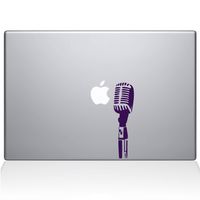 The Decal Guru Open Mic MacBook Decal Vinyl Sticker - 15" MacBook Pro (2015 & Older) - Lavender (1140-MAC-15P-LAV)
