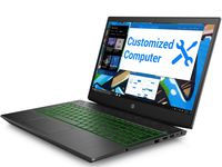 HP Pavilion 15.6" IPS FHD Gaming Notebook, Intel QuadCore i5-8300H Upto 4.0GHz, 8GB DDR4, 256GB NVMe SSD + 1TB HDD, NVIDIA GeForce GTX 1050Ti 4 GB, HDMI, Card Reader, Backlit Keyboard, Windows 10 Pro