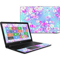 MightySkins Skin Compatible with HP 15t Laptop 15.6" (2017) - in Bloom | Protective, Durable, and Unique Vinyl Decal wrap Cover | Easy to Apply, Remove, and Change Styles | Made in The USA