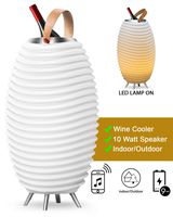 Kooduu Synergy Wireless Indoor or Outdoor Bluetooth Speaker, LED Glow Light and Ice Bucket in One, Pro 50