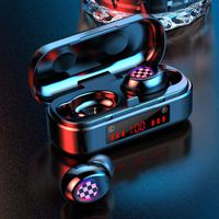 neneleo Bluetooth 5.0 in Ear Earphones Binaural Power Display Multi-Function Bluetooth Headsets