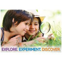 Creative Teaching Press Poster Explore. Experiment. Discover. Inspire U Poster, Gr. PreK-1 (7266)