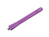 AntennaMastsRus - Made In USA - 4 Inch Purple Aluminum Antenna is Compatible with Toyota Matrix (2003-2013)