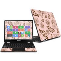 MightySkins Skin Compatible with Samsung Chromebook Pro 12.3" - Butterfly Garden | Protective, Durable, and Unique Vinyl Decal wrap Cover | Easy to Apply, Remove, and Change Styles | Made in The USA