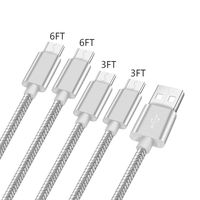 Phone Charger Cord Cable for LG Aristo 2 3 3+,K40 K20 V/Plus/K30/k8,X Charge,X Venture/Harmony/Q6/Premier pro LTE,Solo Lte,K50 Q60,HTC One M9/M8/A9,Desire 530,Micro USB Fast Charging Charge 3-3-6-6 FT