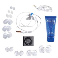 Underwater Audio 100% Waterproofing Compatible with iPod Shuffle, Swimbuds Sport Headphones, and AquaGuard (Space Gray)