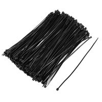 uxcell Plastic Power Cable Wire Cord Zip Ties Straps 2.5mmx200mm 350Pcs