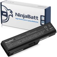 NinjaBatt Laptop Battery for Toshiba PA3817U-1BRS PA3818U-1BRS PA3819U-1BRS Satellite C655 L655 L755 A665 C655D C650 L675 A660 L645 L675D C675 P745 P755 - High Performance [6 Cells/4400 mAh/48 Wh]