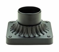 Trans Globe Lighting 100 BK Outdoor Canby 3.25" Post Base Mount, Black