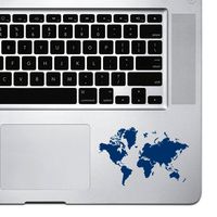 StickAny Palm Series Detailed Earth Sticker for MacBook Pro, Chromebook, and Laptops (Navy)