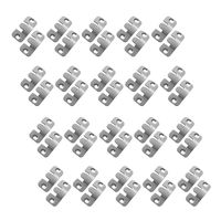 LIKERAINY Heavy Duty Small Metal Flush Mount Brackets Sectional Interlocking Connector for Sofa Furniture Photo Frame Mirror Panel Connecting Concealed Hanger Z Clips 20 Pairs