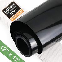 CAREGY Heat Transfer Vinyl HTV Rolls for T Shirts 12in.x12ft.(Black)