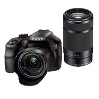 Sony ILCE-3000K/BDL 20.1MP Digital Camera Bundle w/ 18-55mm & 55-210mm lenses