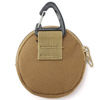 Daxin Portable Storage Bag Army Fans Outdoor Camping Keychain Holder Case Waist Pack Tactical EDC Purse Wallets Pouch Bag with Carabiner Clip