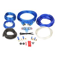 Raptor PKBL2 1000 Watt Installation 8 Gauge Blue/Silver Wire/RCAs Amplifier Kit