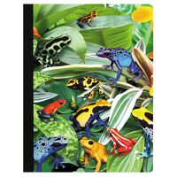 Tree-Free Greetings Dart Army Frog Soft Cover 140 Page Tree-Free Composition Book, 9.75" x 7.25" (CJ48248)
