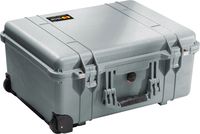 Pelican 1560 Camera Case With Foam (Silver)