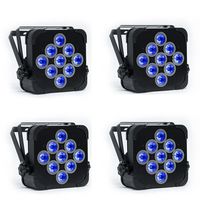 Rasha Products Hex Crux Wireless Light Unit Pack Of 4 Black