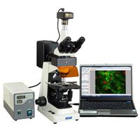 OMAX 40X-1600X Lab EPI-Fluorescence Trinocular Compound Microscope with 14MP USB Camera