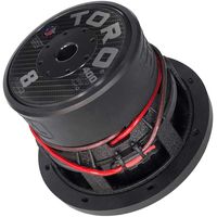 Toro Tech - Fierce 8, 8 Inch 400 Watts RMS - 800 Watts MAX - Dual 4 Ohm 2 Inch Voice Coil, Car Audio Subwoofer for Cars, Trucks, Jeeps, Boats, Off Road with Hard Hitting Bass.