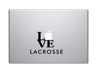 Macbook - LOVE Lacrosse Macbook Symbol Keypad Iphone Apple Ipad Decal Skin Sticker Laptop
