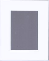 24x36 White and White Double Picture Mats with White Core, for 20x30 Pictures