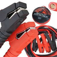 Voilamart Auto Jumper Cables 1 Gauge 1200AMP 20Ft w/Carry Bag, Instruction Slip, Commercial Grade Automotive Booster Cables, Heavy Duty for Car Van Truck