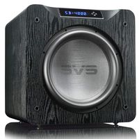 SVS SB-4000 Subwoofer (Black Ash) - 13.5-inch Driver, 1,200-Watts RMS, Sealed Cabinet, App Control