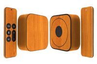 Skinomi Light Wood Full Body Skin Compatible with Apple TV (4th Gen, 2015)(Full Coverage) TechSkin Anti-Bubble Film