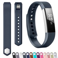 TreasureMax for Fitbit Alta Bands/Fitbit Alta HR Bands/Fitbit Ace Bands, Adjustable Soft Silicone Sports Replacement Bands for Women Men,Small/Large